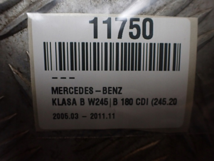 MODULE AIRBAG MERCEDES B 180 2.0 CDI W245 2007R 191 A1698209926 11750