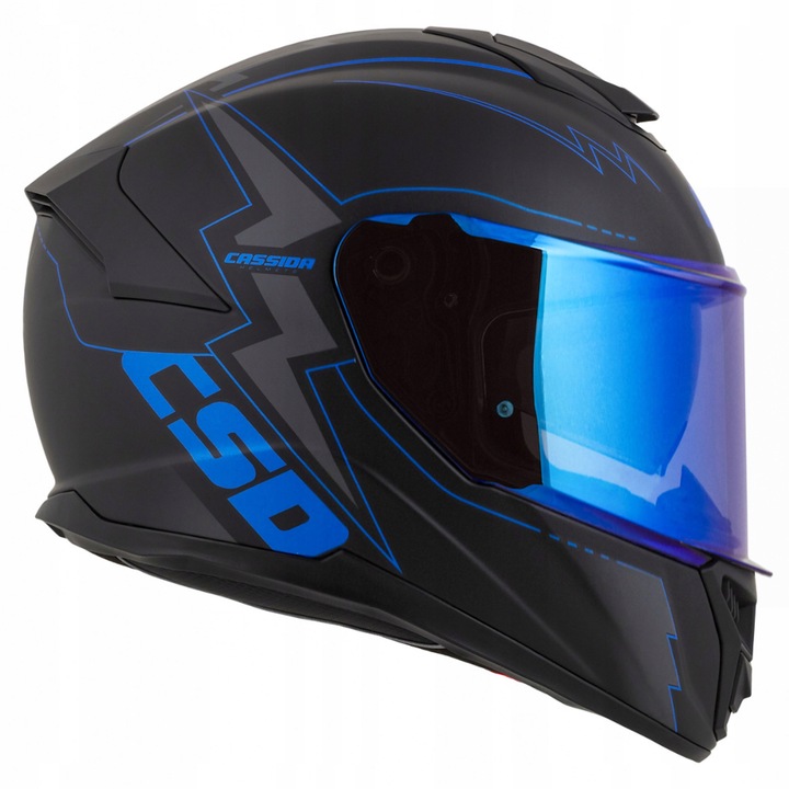 CASSIDA CASCO PARA MOTOCICLETA GT2 + LUSTRZANKA VENTANAS XS 