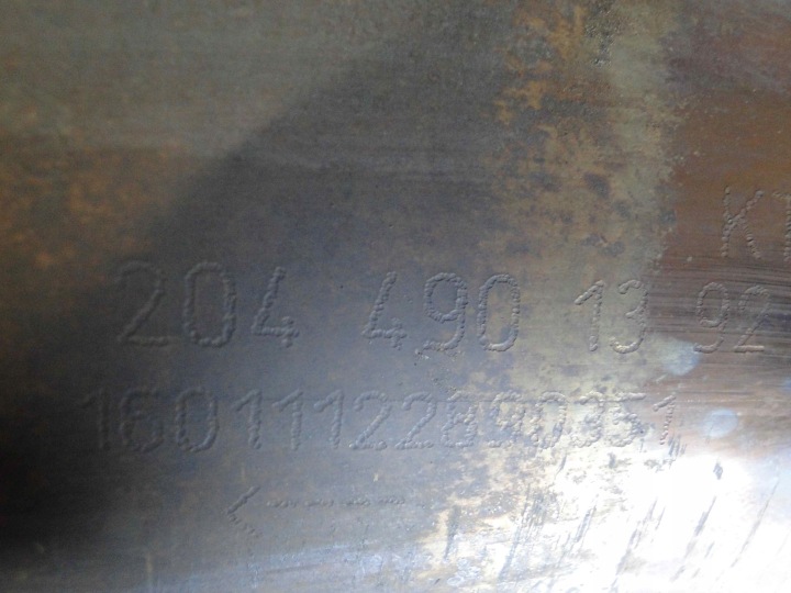 MERCEDES E CLASSE 207 C/A LIFT CATALYSEUR FAP CATALYSEUR