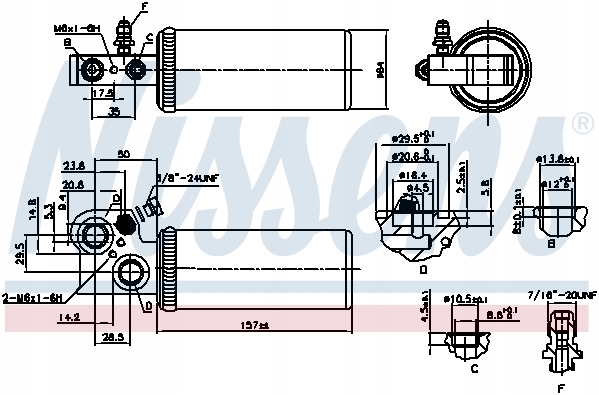 DÉSHYDRATEUR CLIMATISATION RENAULT ESPACE 96- 2.0 I