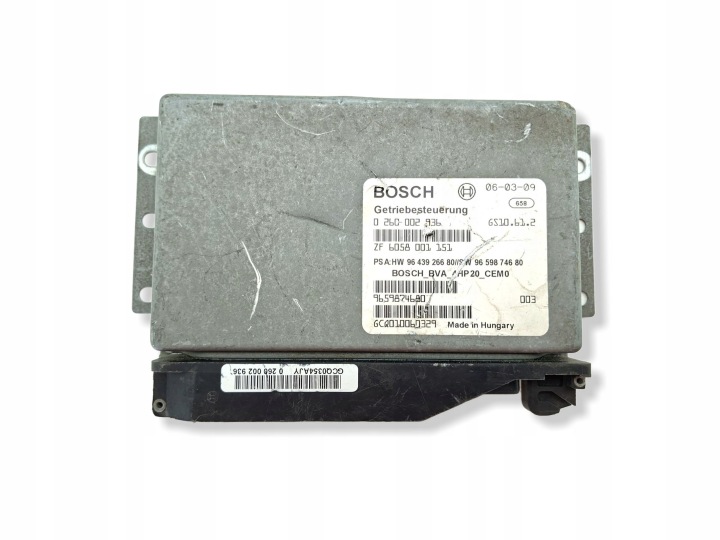 CONTRÔLEUR BOÎTE DE VITESSES PEUGEOT 407 9659874680