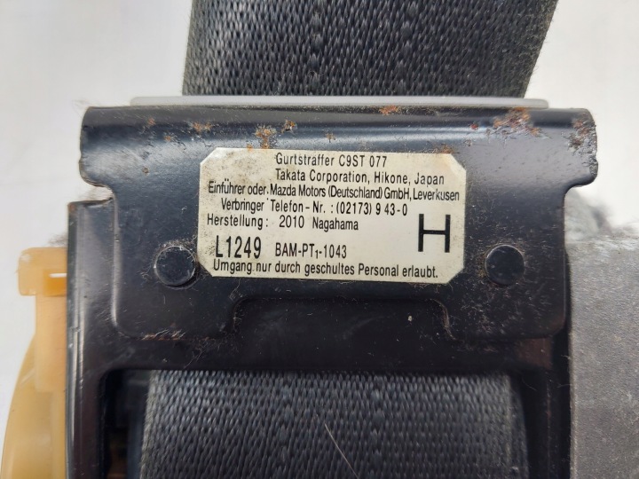 CEINTURE DE SÉCURITÉ DROIT AVANT TK-AH2-EH911 MAZDA CX-7 LIFT