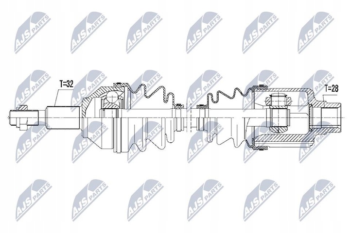 SEMI-EJE DE ACCIONAMIENTO DODGE JOURNEY 08-, AVENGER 08- /PRA 