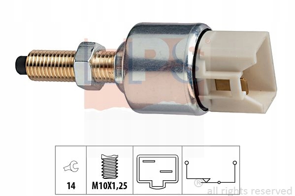 CONMUTADOR DE LUZ LUZ DE FRENADO HONDA 1-810-092 EPS 