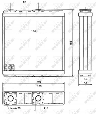 NRF 52098 WYMIENNIK CIEPLA, CALEFACCIÓN INTERIOR 