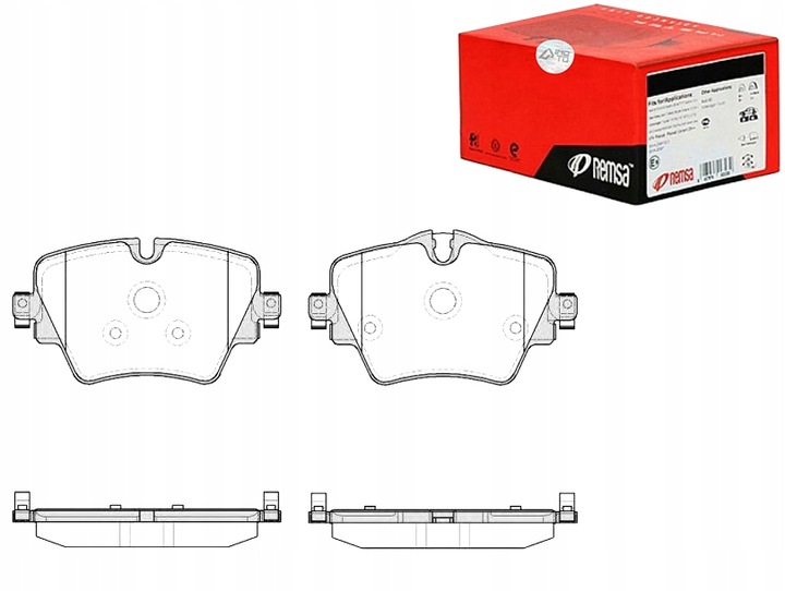 ZAPATAS DE FRENADO REMSA 34106860019 2162508 P172530 