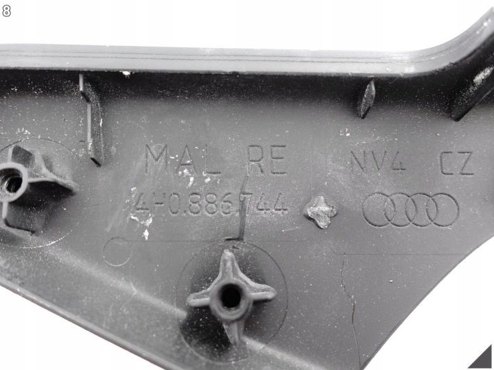 AUDI A8 S8 4H0 D4 09-17 LIFT MOULURE DÉCOR ACCOUDOIR ARRIÈRE DROITE 4H0886744