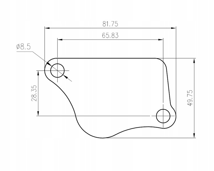 ZU_EGR_44 BRIDA CIEGA EGR OPEL ASTRA VECTRA ZAFIRA 2.2 Z22SE 