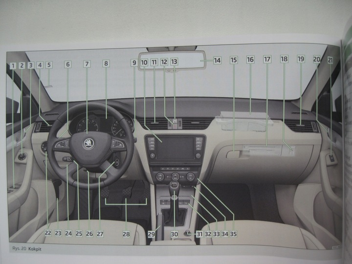 SKODA OCTAVIA 3 2012-2016 POISKA MANUAL MANTENIMIENTO KOLOROWA 2014R ORIGINAL 