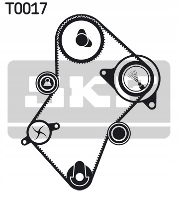 ENGRANAJE DE DISTRIBUCIÓN KIT (PASEK + ROLLO + BOMBA CIECZY) CITROEN BERLINGO, C15, 