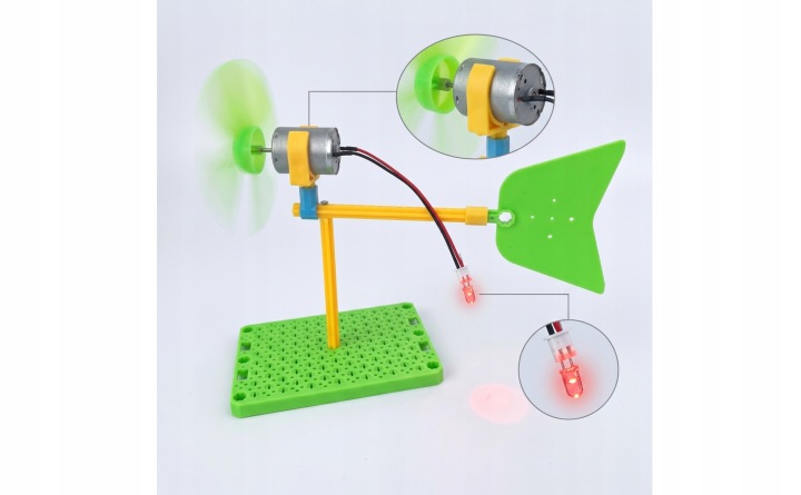 GÉNÉRATEUR WIATROWY AVEC AMPOULE LED MINI GÉNÉRATEUR WIATROWY AVEC AMPOULE LED