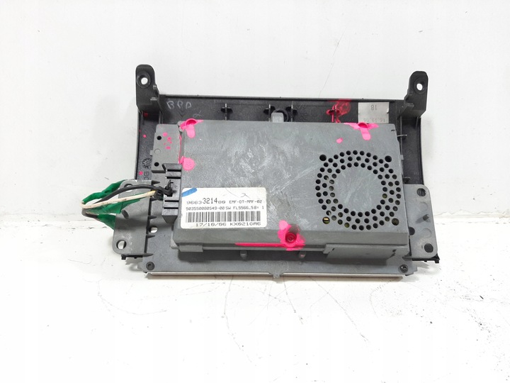 PEUGEOT 407 1.8 16V 05R MONITOR PANTALLA NAVEGACION 9663321480 