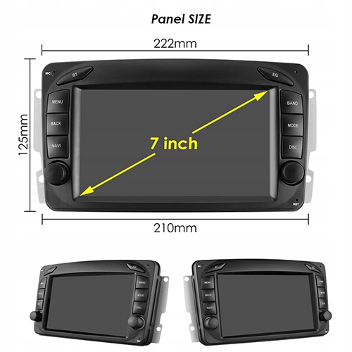 MERCEDES W209 W203 W168 W463 RADIO ANDROID 1GB 32G 