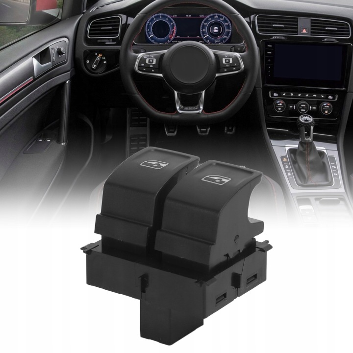 COMMUTATEUR VITRES AVANT CÔTÉ CONDUCTEUR 5G0959858B 5G0 959 858D