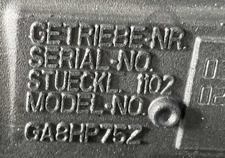 BMW BOÎTE DE VITESSES 8HP75Z S63 M5 F90 8094482