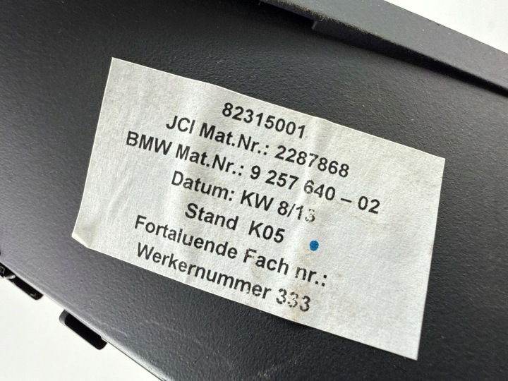 CHÂSSIS BLOC MULTIMEDIALNEJ BMW X1 E84 9257640