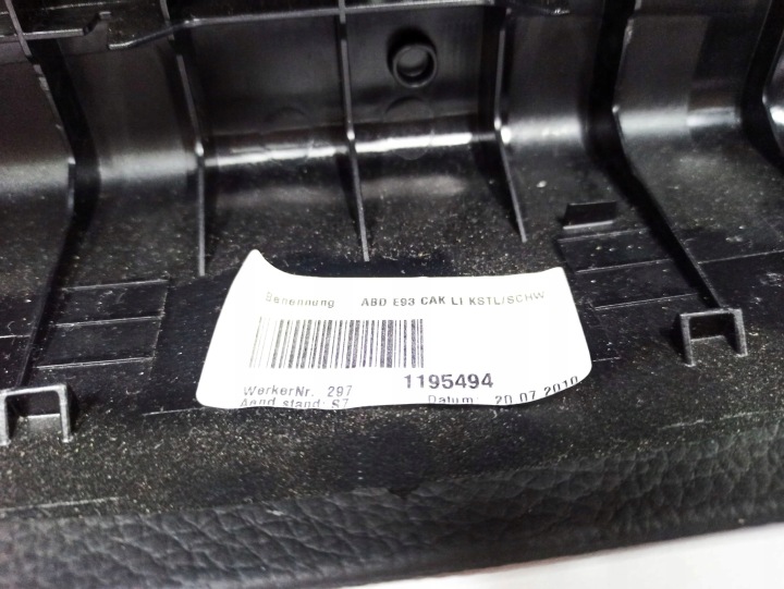 BMW 3 E92 E93 2010 AVANT CÔTÉ GAUCHE APPUIE-TÊTE