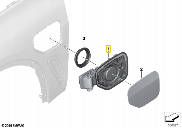 COUVERCLE DOUILLES LADOWANIA BMW X3 G01 09 2018 12 2019 ORIGINAL