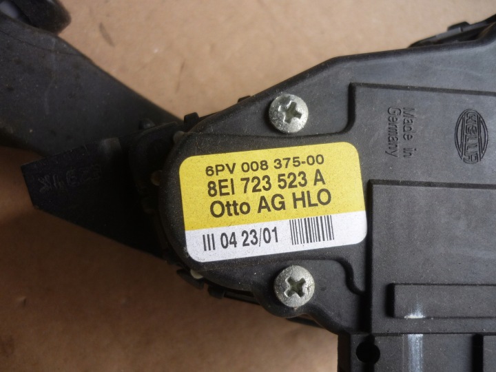 PÉDALE GAZ POTENTIOMÈTRE AUDI A4 B6 B7 8E1723523A FONCTIONNEL
