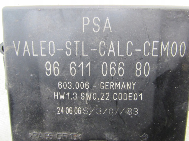 MODULE CONTRÔLEUR PDC CITROEN C5 C6