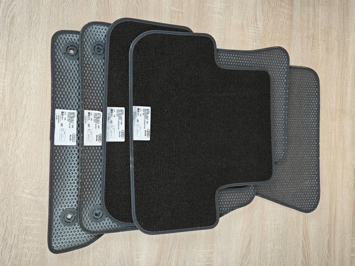 ORIGINE TAPIS DE SOL VELOURS AUDI A5 8T 8K1863691F 8K0864450B 16KM! ENSEMBLE