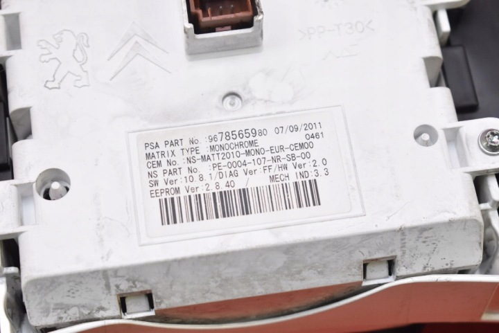 COMPTEUR TABLEAU DE BORD EUROPE 9800420280 PEUGEOT 508 1 I 2.0 HDI FAP 163KM 10-14