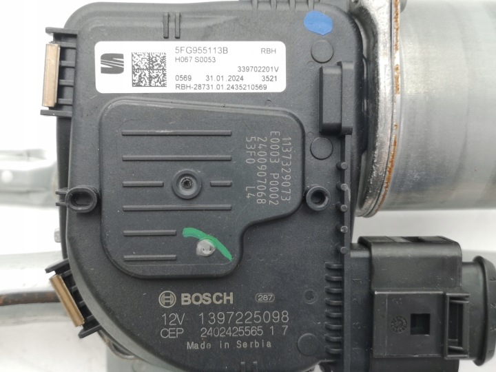 MÉCANISME MOTEUR ESSUIE-GLACES CUPRA FORMENTOR 5FG955023B NEUF ORIGINAL