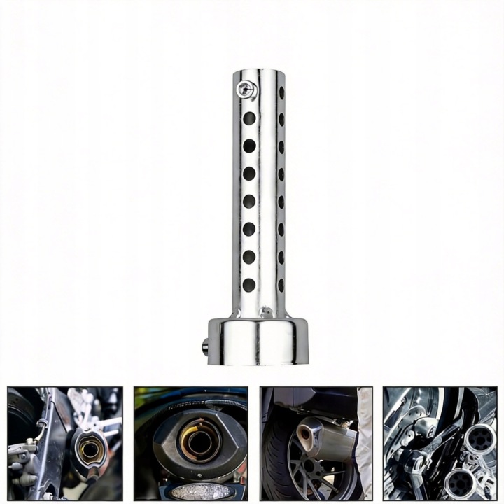 UNIVERSEL MOTOCYCLETTE ÉCHAPPEMENT 48MM SILENCIEUX INSERT SILENCIEUX
