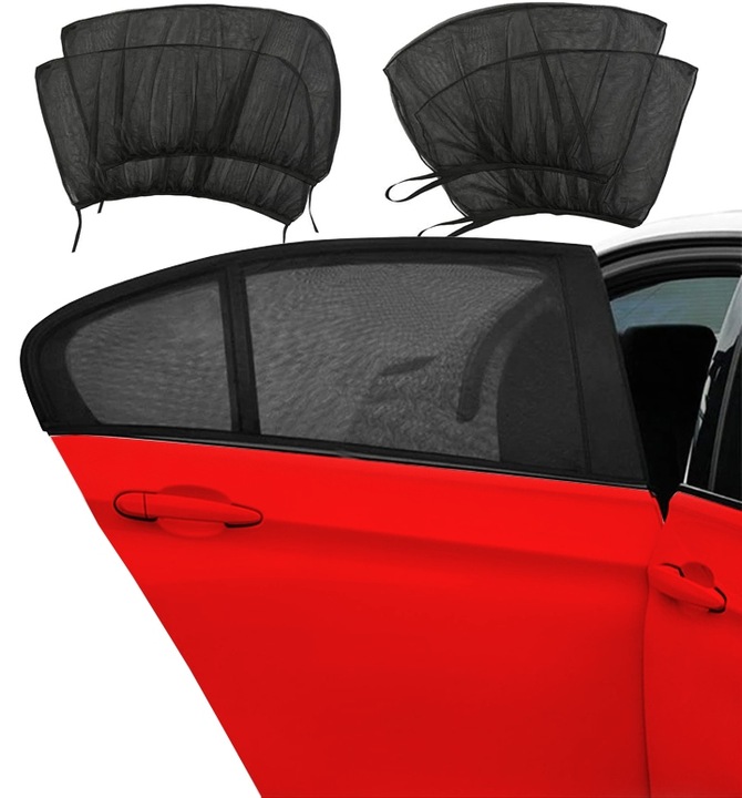 PROTECCIÓN ANTISOLAR PARA COCHE AL VENTANAS CORTINAS ANTISOLAR JUEGO 