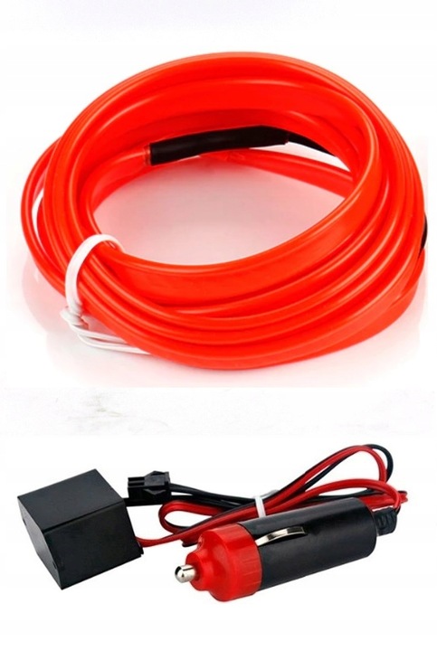 3M FIBER-OPTIC CORD EL WIRE LED BELT BELT AMBIENT 