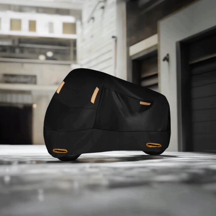HOUSSE SUR MOTOCYCLETTE 210D XL 230*95*125CM NOIR