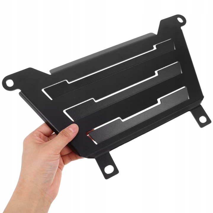NOIRE PROTECTION CIEPLNA RADIATEUR MOTOCYCLETTE AVEC PROTECTION AVANT BLOTEM