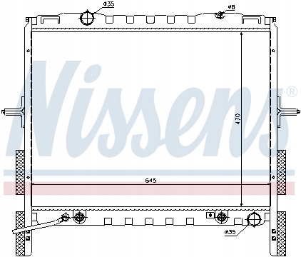 RADIATEUR MOTEUR NISSENS 66657