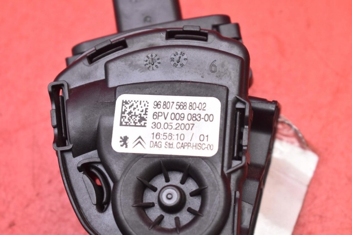 POTENTIOMÈTRE PÉDALE GAZ 9680756880-02 PEUGEOT 207 1 I 1.6 VTI 120 KM 06-09