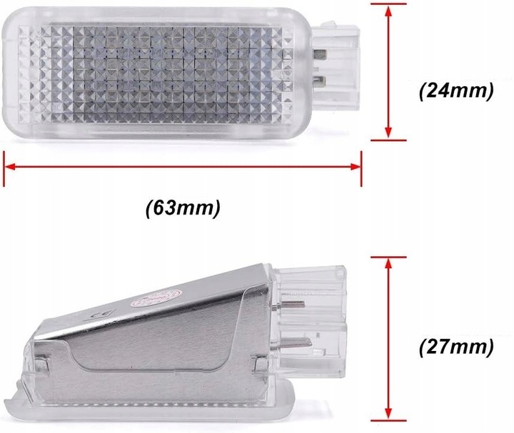 DIODO LUMINOSO LED RETROILUMINACIÓN INTERIOR DE PUERTA VW PASSAT B5 1998-2005 PASSAT B6 2006-2010 