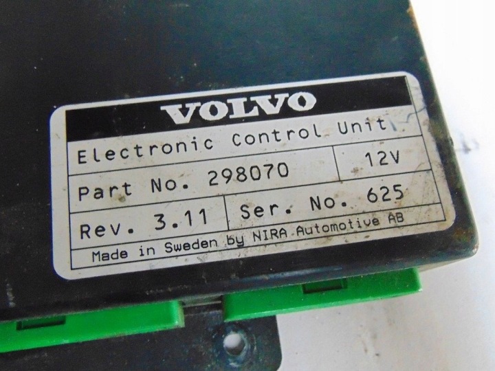 VOLVO FL6 MODULE CONTRÔLEUR ORDINATEUR MODULE 298070