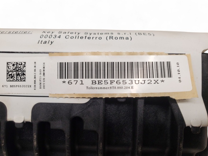 AUDI S5 8T0880204E COUSSIN SÉCURITÉ AIRBAG PASSAGER