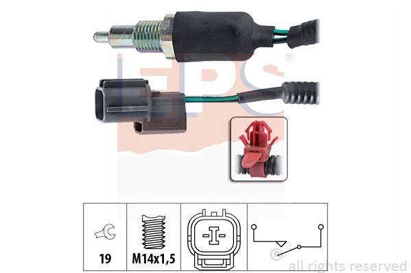 CONMUTADOR LUZ RETROVISOR 1.860.174 EPS 