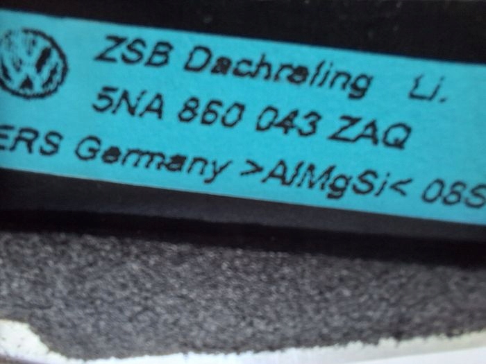 VW TIGUAN II 2 BARRES DE TOIT BARRES DE TOIT TOITS ENSEMBLE 5NA860044 043