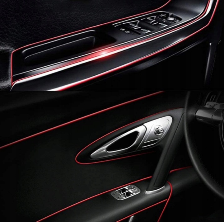 MOULURE DÉCORATIVE DÉCORATIVE VERS VOITURES BANDE VERS INTÉRIEUR VOITURE 5M TUNING