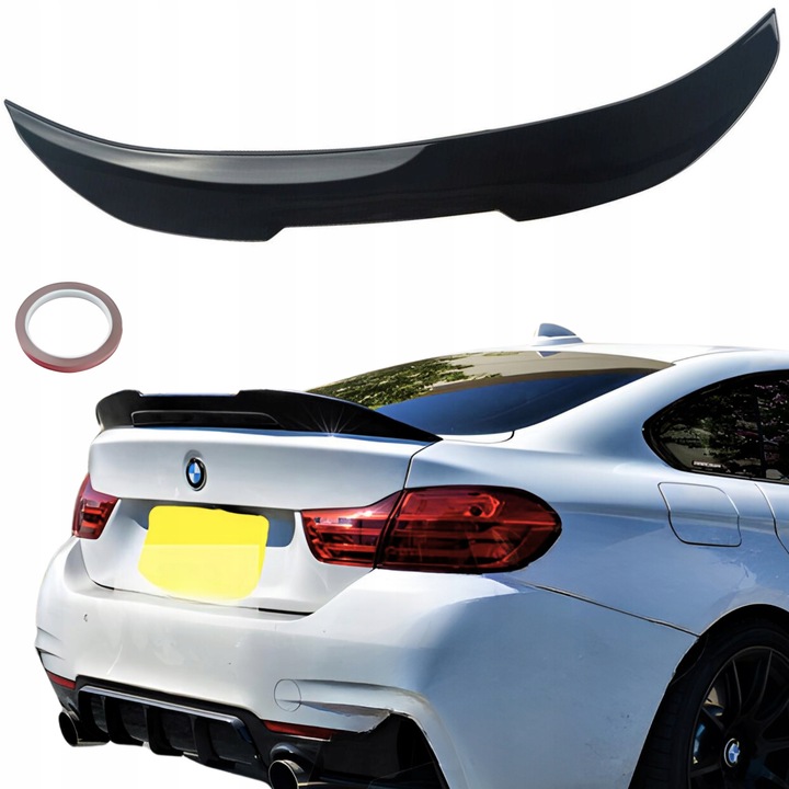 SPOILER BRIDA PSM BMW F36 NEGRO LUSTRE SPOILER BRIDA PAQUETE M4 SPLITTER 