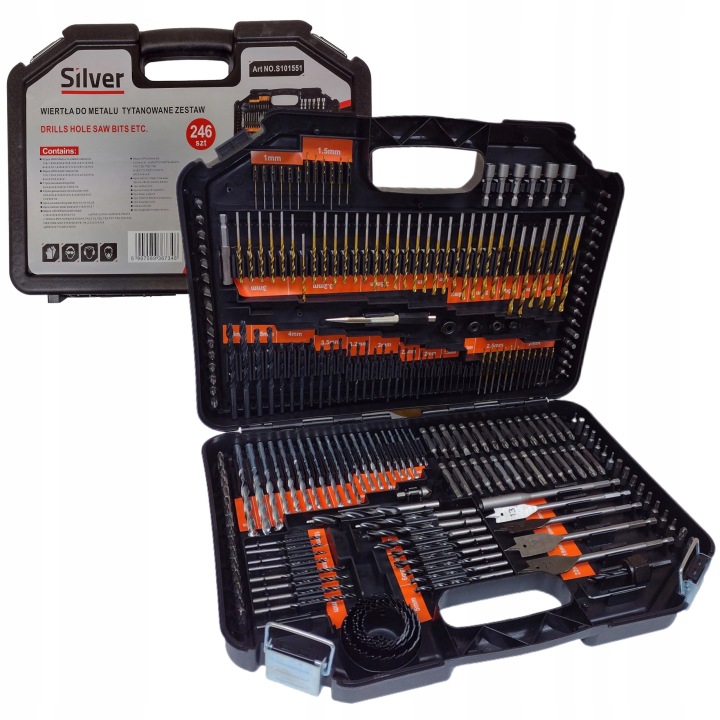 SILVER KIT ENSEMBLE WIERTEL NASADEK BITOW OTWORNIC 246 COFFRE DE RANGEMENT S101551