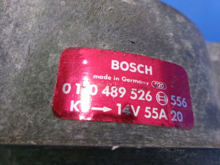 MERCEDES W123 2.0D ALTERNATEUR BOSCH 0120489526 55A TEST