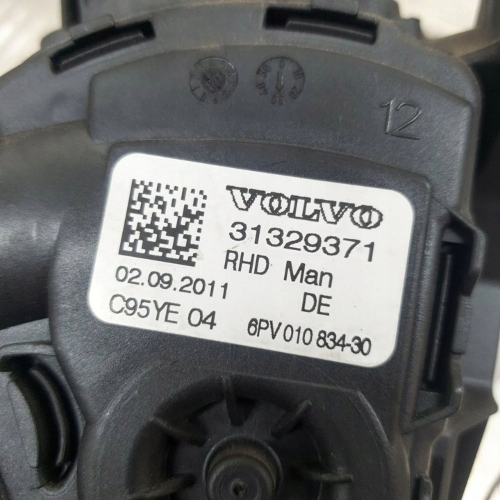VOLVO V60 2011 PÉDALE GAZ ACCÉLÉRATION