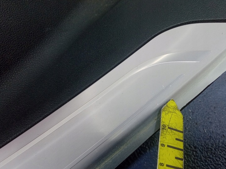 BMW 7 G11 MOULURE PROTECTION REVÊTEMENT SEUIL GAUCHE ARRIÈRE 7390767