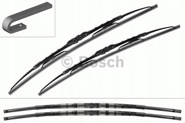 LIMPIAPARABRISAS ESCOBILLAS BOSCH 3397118408 VW NUEVO PARTE DELANTERA 