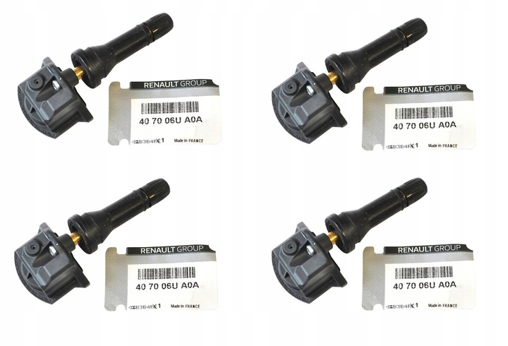 SENSOR DE PRESIÓN RUEDAS TPMS RENAULT NISSAN TRAFIC 3 QASHQAI JUEGO 4 PIEZAS 