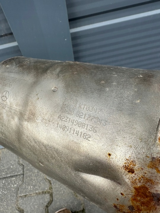 ÉCHAPPEMENT SILENCIEUX CATALYSEUR COMPLET BOÎTE MERCEDES SL R231 SL400 V6 OM276