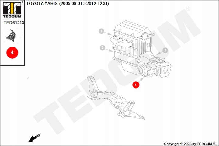 COUSSIN MOTEUR CITROEN