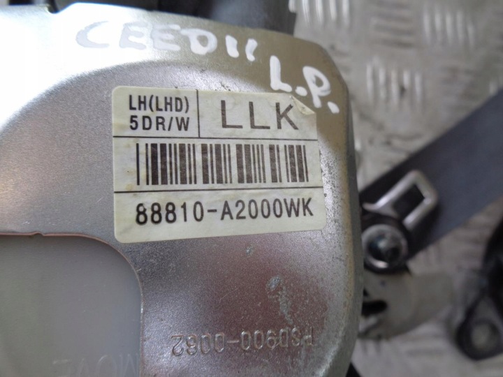 CEINTURE DE SÉCURITÉ GAUCHE AVANT KIA CEED 2 II 5D 2012- 88810-A2000 EUROPE